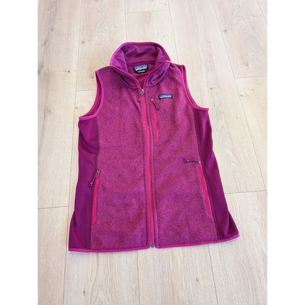 Patagonia Better Sweater Vest Magenta Purple Smalll 26015 Fall 2017